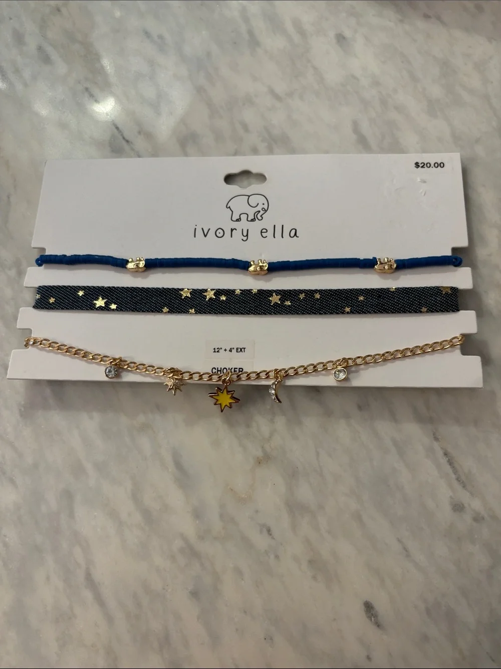 Ivory Ella Kids Bundle Colorful Bracelets Chokers & Earring , 7 pieces NWT